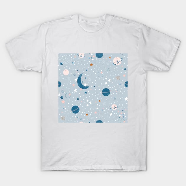 Cosmic pattern T-Shirt by DanielK